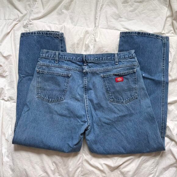 Dickies 40x32 Relaxed straight fit jeans lightly distressed casual workwear - Picture 2 of 8
